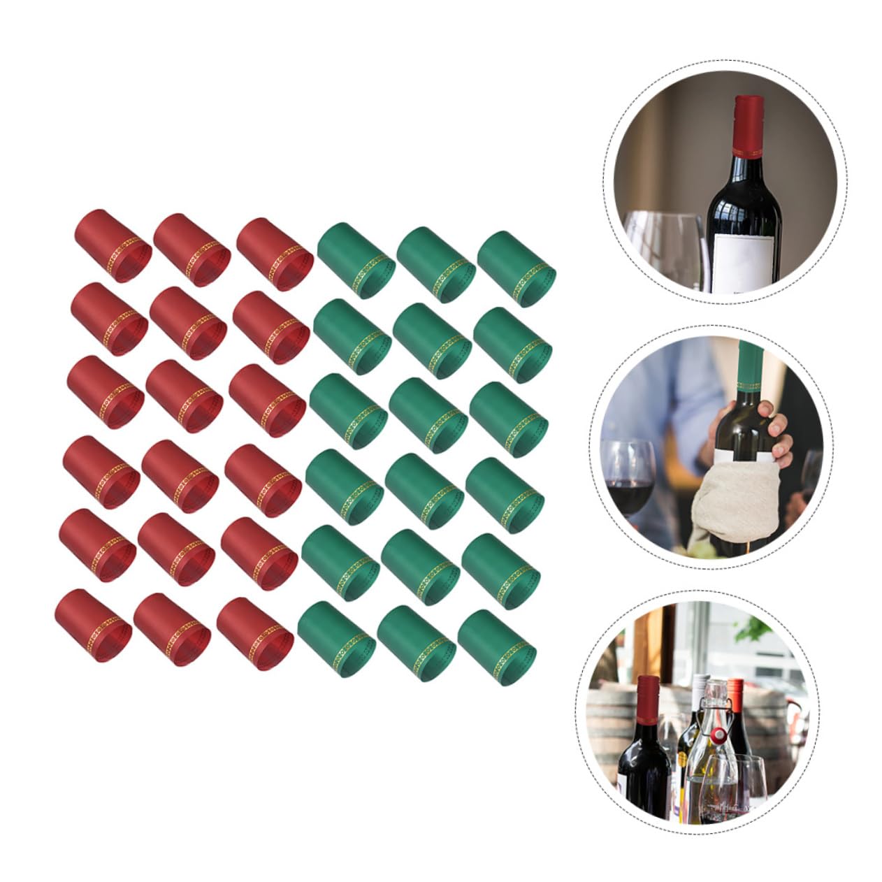 Amazon｜jojofuny 200個ワインボトル用熱収縮カプセル シュリンク